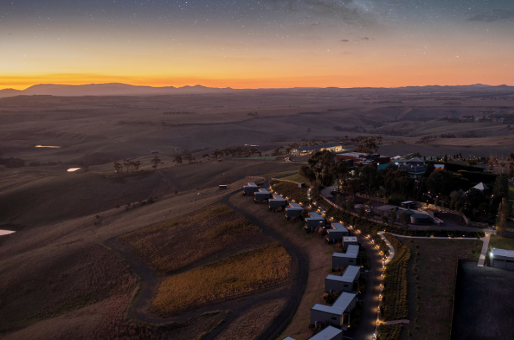 Marnong Estate at sunset